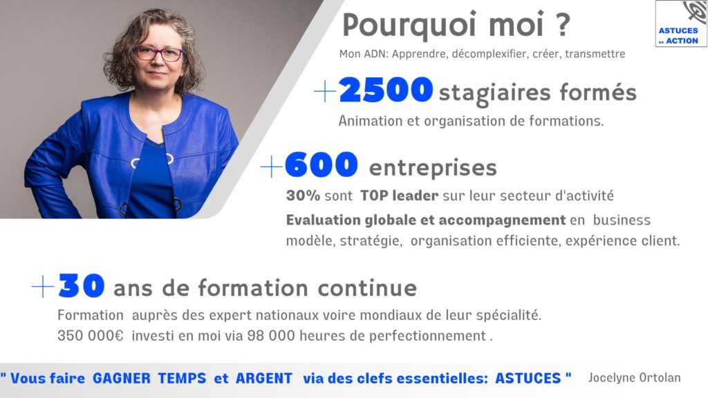 Une expérience auprès de 600 entreprises dont 30% sont TOP leader sur leur secteur d'activité.