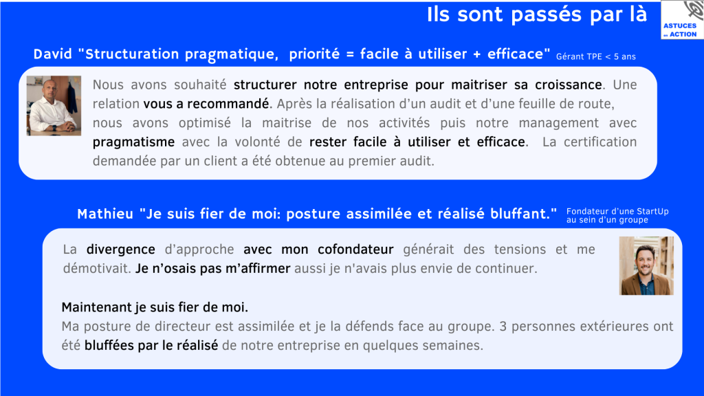 Astuces en Action -témoignage clients -2